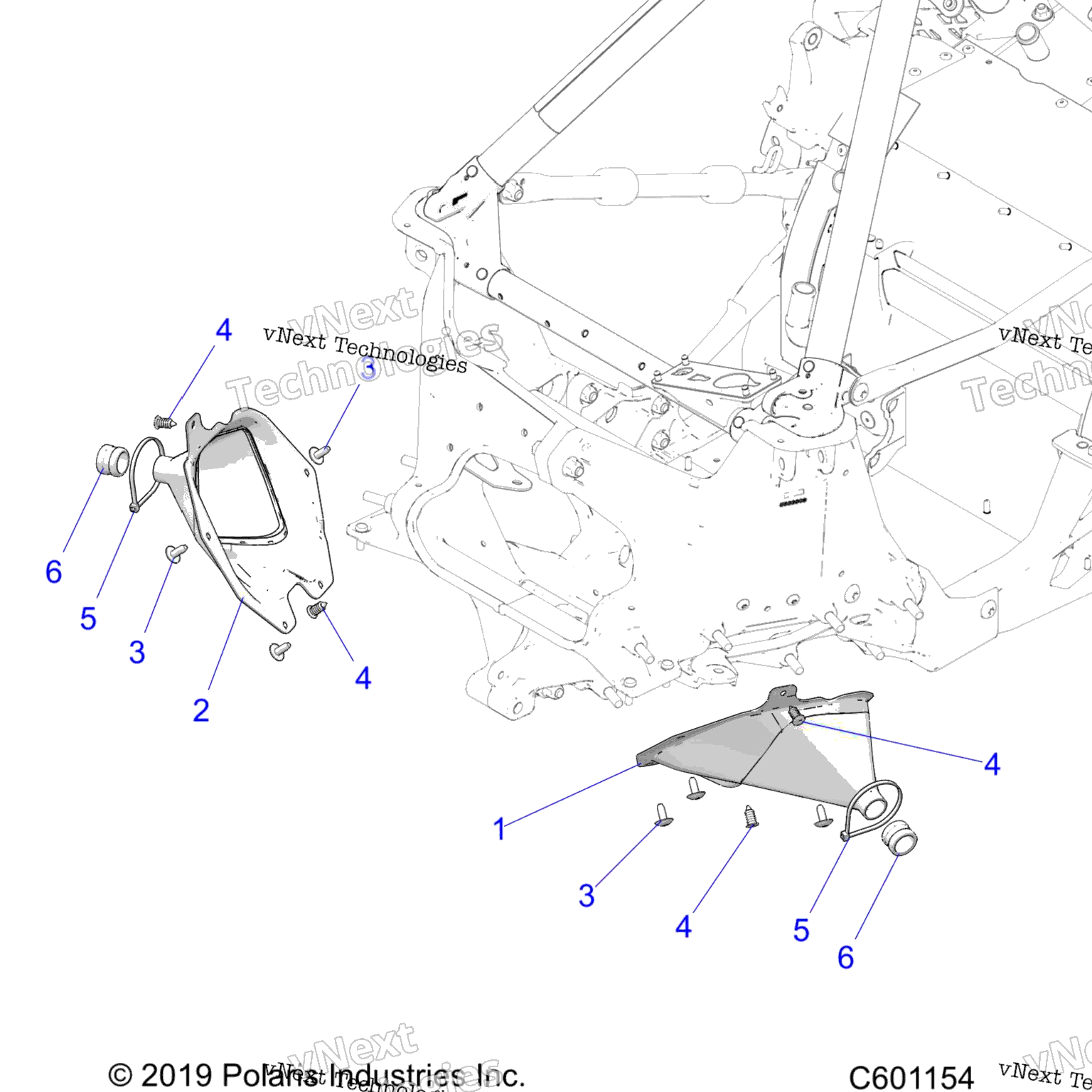 Схема узла Chassis, Tie Rod Boot Asm. All Options