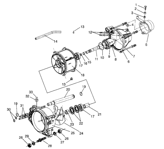 Схема узла Propulsion (B944058) Для Polaris Sl 650