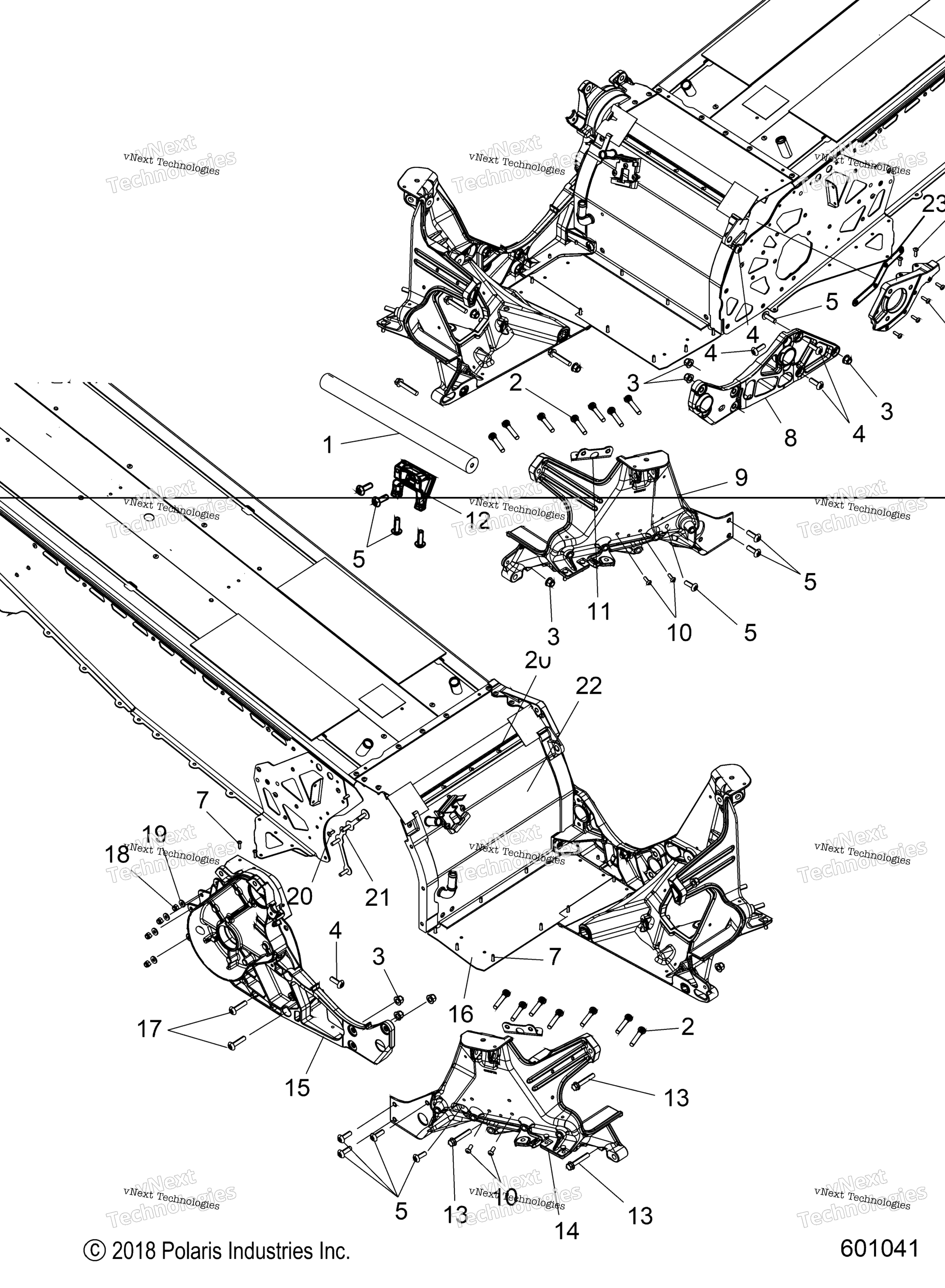 Схема узла Chassis, Bulkhead Asm. All Options