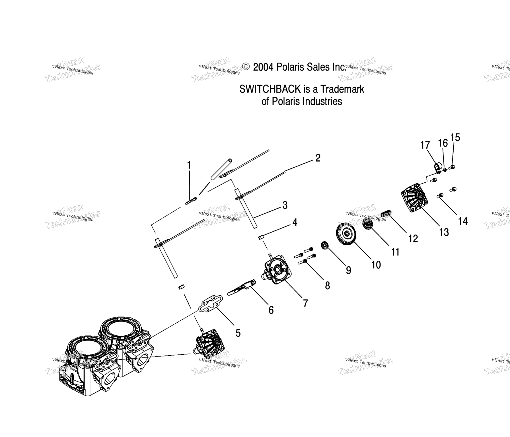 Схема узла Выпускной Клапан