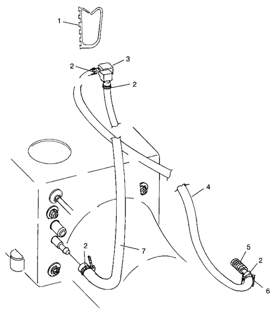Схема узла Water Siphon (Slt 780 B964588 And Intl. Slt 780 I964588) Для Polaris Intl Slt 780