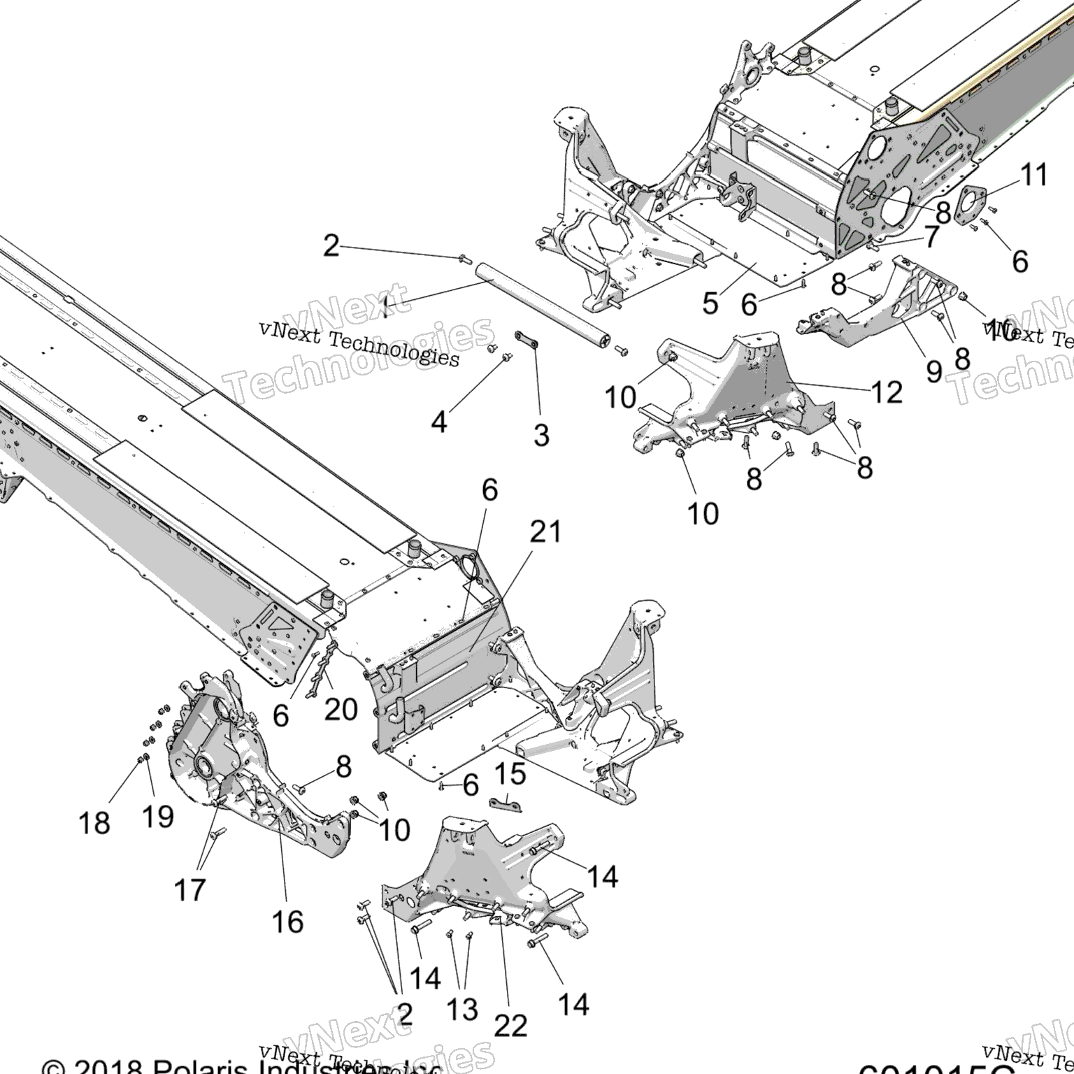 Схема узла Chassis, Bulkhead Asm. All Options