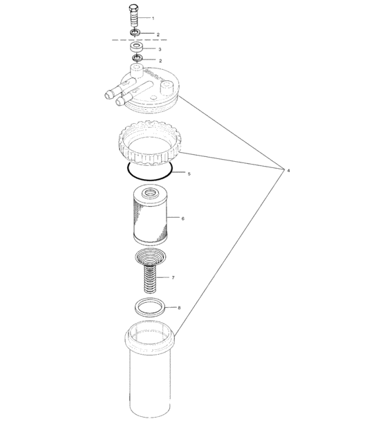 Схема узла Fuel/Water Separator (W035297Da/W035297Ia) Для Polaris Freedom