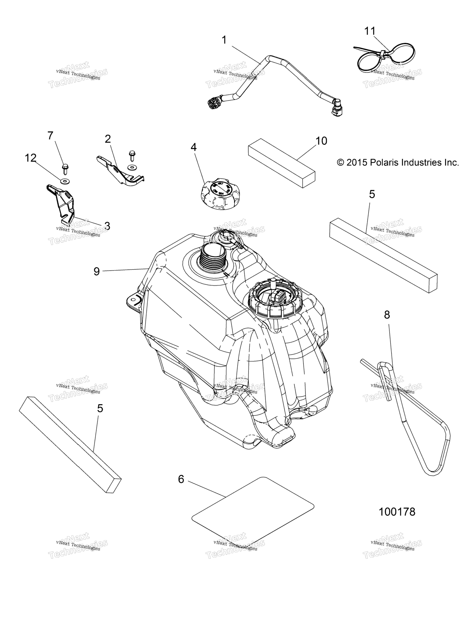 Схема узла Body, Fuel Tank Asm. A16Sea57A1/3/7/8/9/L3/L7/L8/E57A1/3/5/7/9/D57A2