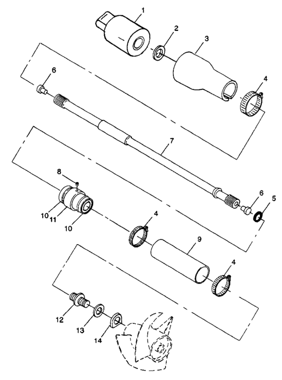 Схема узла Drive System (Sl 900 B974091 And Sl 1050 B974090) Для Polaris Sl 1050