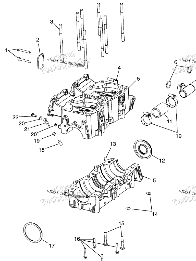 Схема узла Картер 700 Rmk & European 700 Rmk E980966