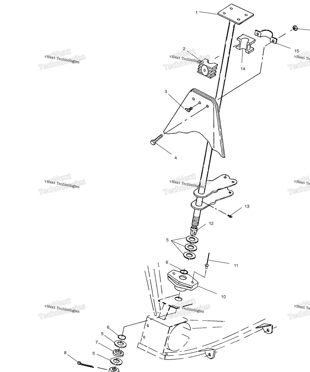 Схема узла Рулевой Пост