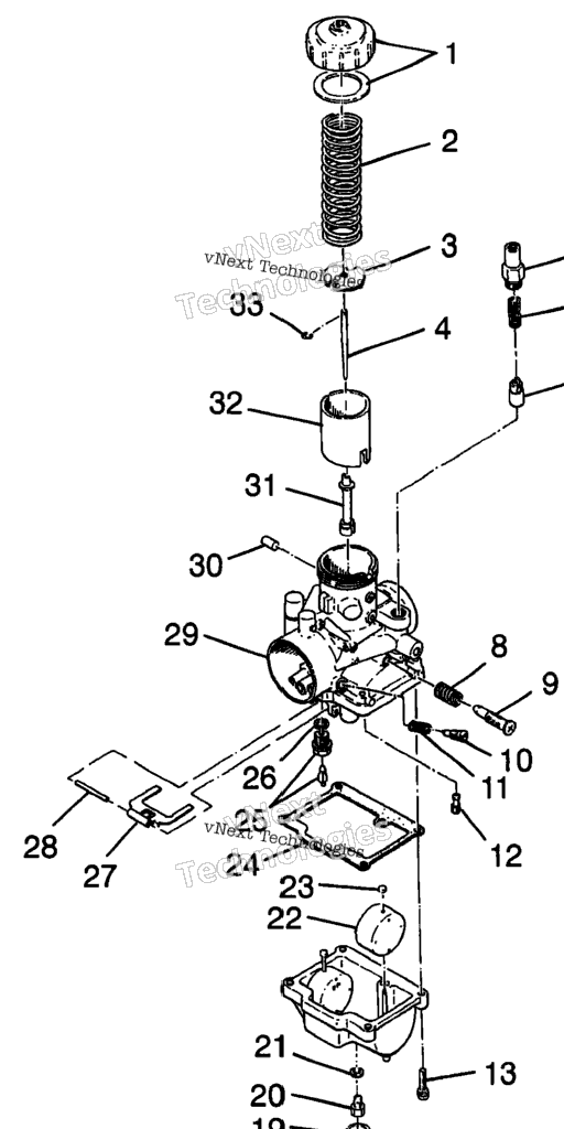 Схема узла Карбюраторы