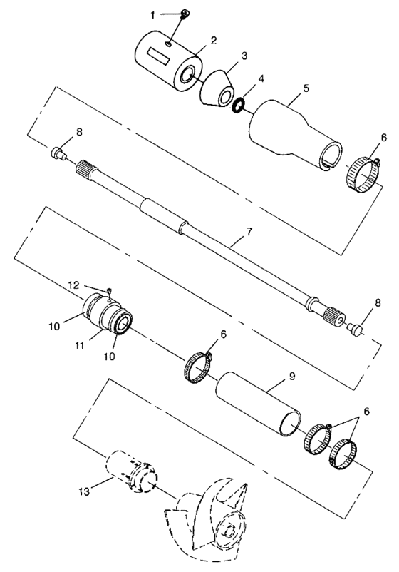 Схема узла Drive System (B984978) Для Polaris Intl Slx Pro 785