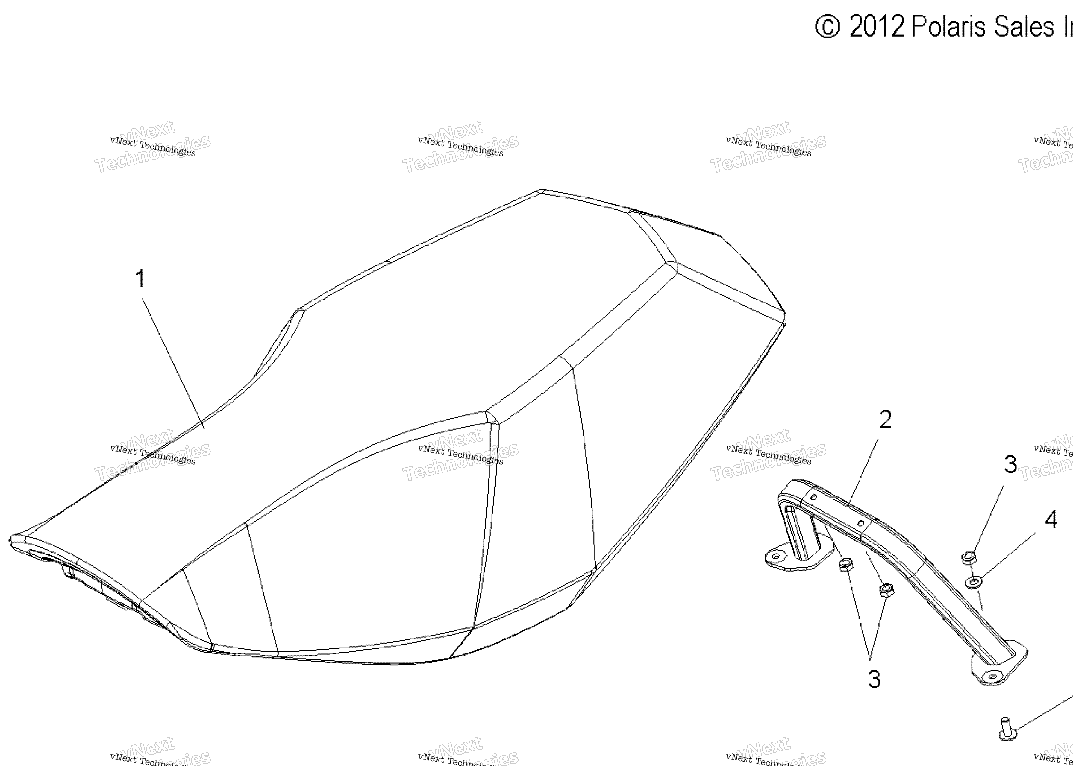 Схема узла Body, Seat Asm. All Options