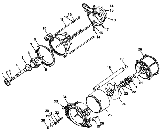 Схема узла Propulsion (Slt 780 B974588) Для Polaris Slt 780
