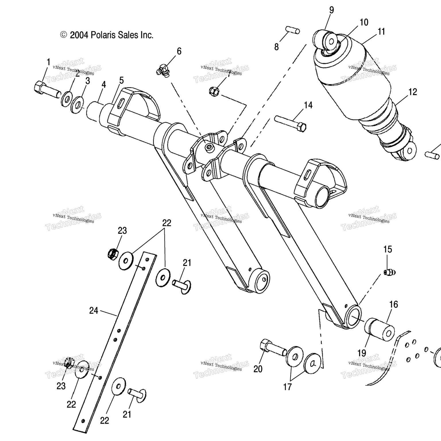 Схема узла Переднийtorque Arm S05Np7Cs/7Csa/7Csb/8Cs/8Csa/8Csb (4993799379B13)