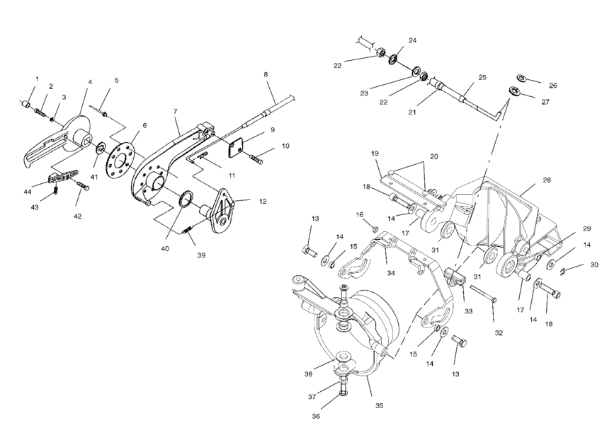 Схема узла Clutch Cable (I994573) Для Polaris Slth