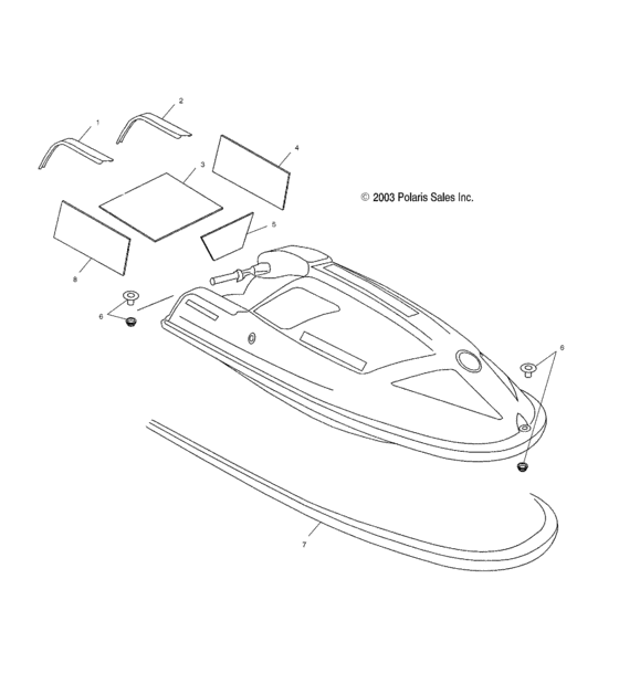 Схема узла Trim And Bumper (W045402Da) Для Polaris Octane