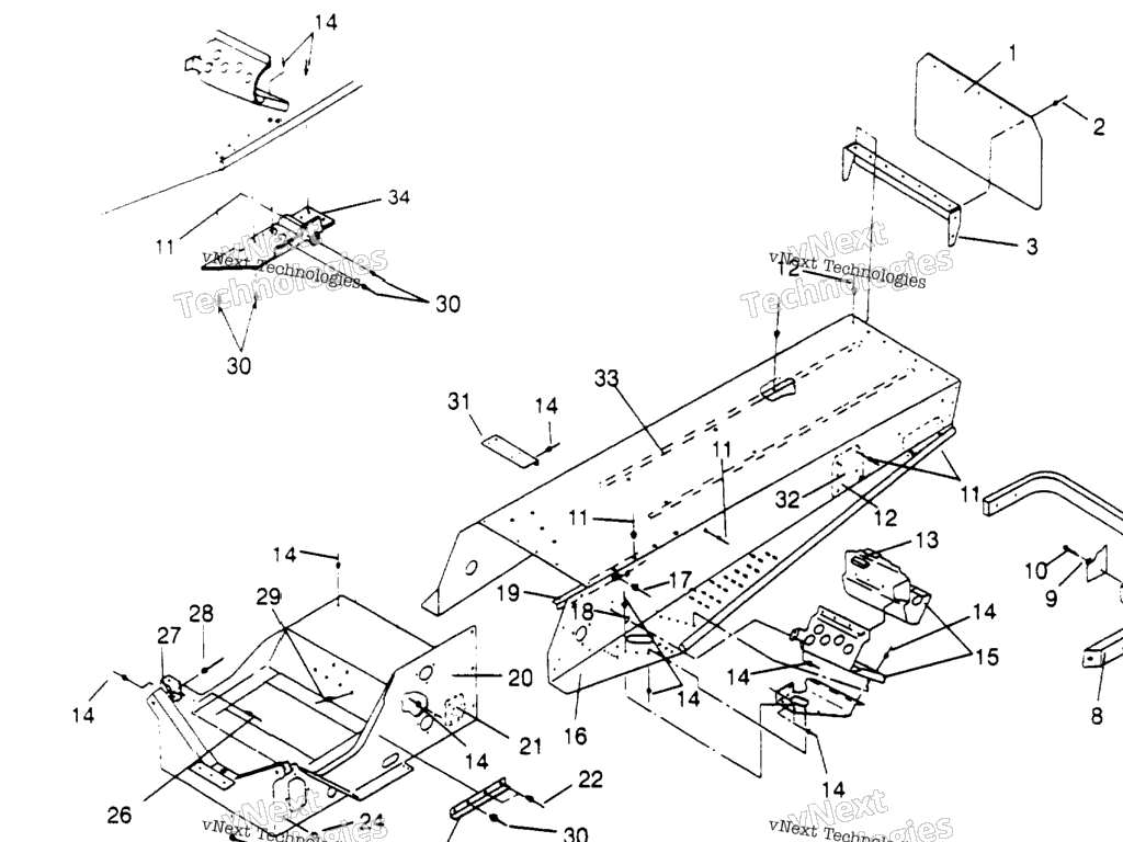 Схема узла Сборка Тоннеля Xlt Sp  Xlt Sp 0956456  & European 4930763076A006