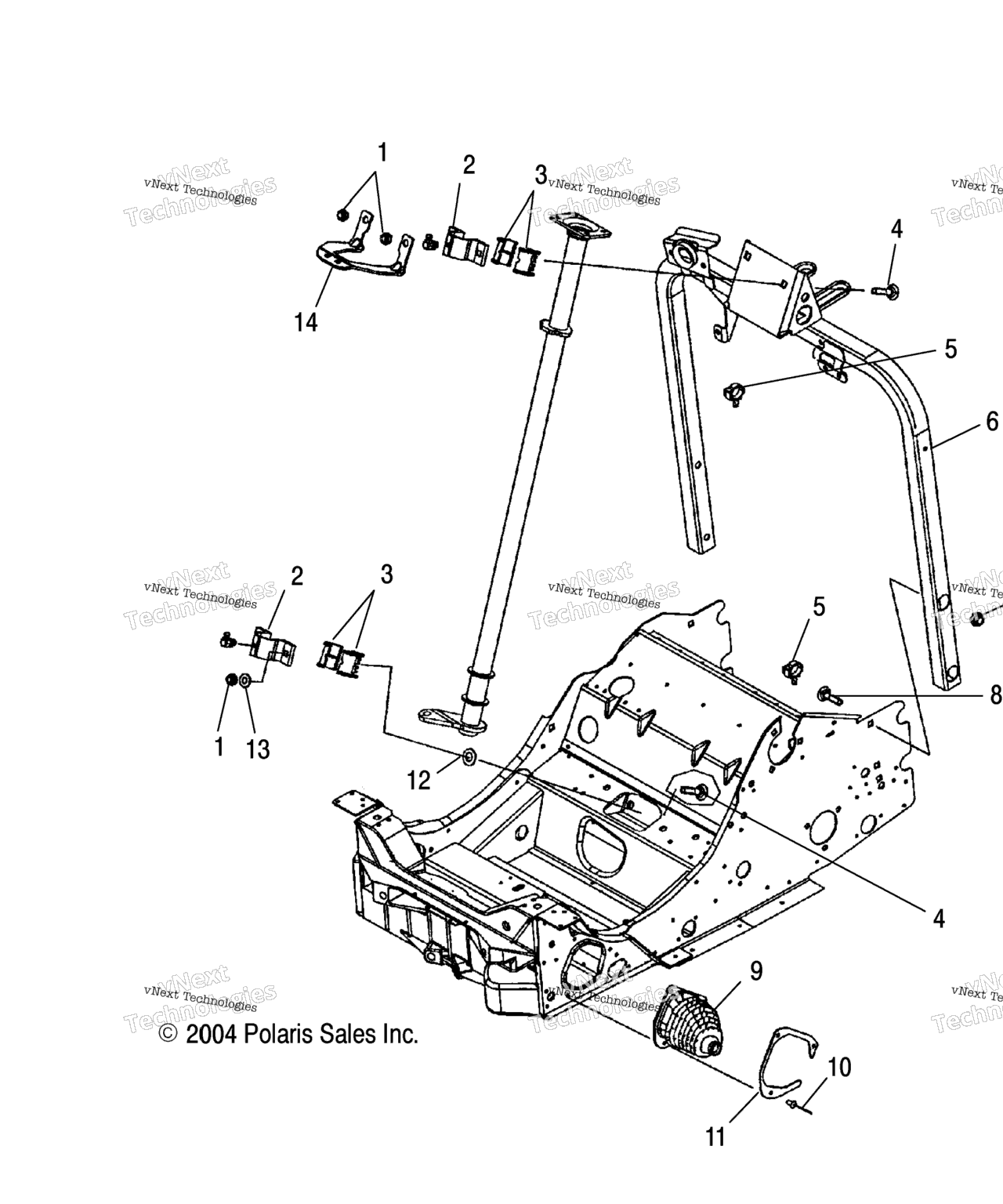 Схема узла Рулевая Система