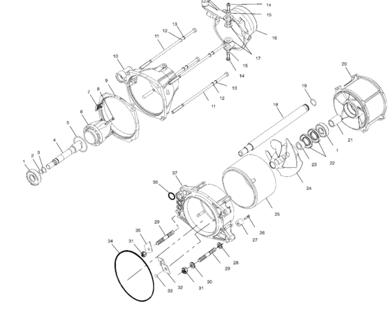 Схема узла Propulsion (B994596) Для Polaris Sltx-B