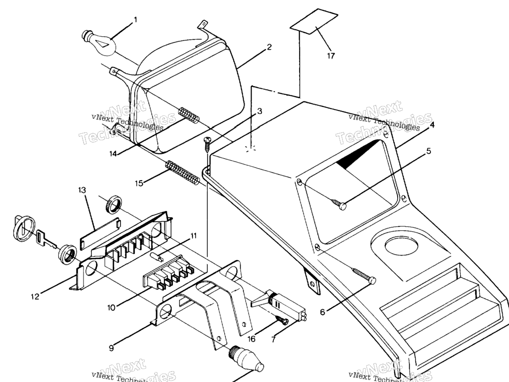 Схема узла Фара В Сборе