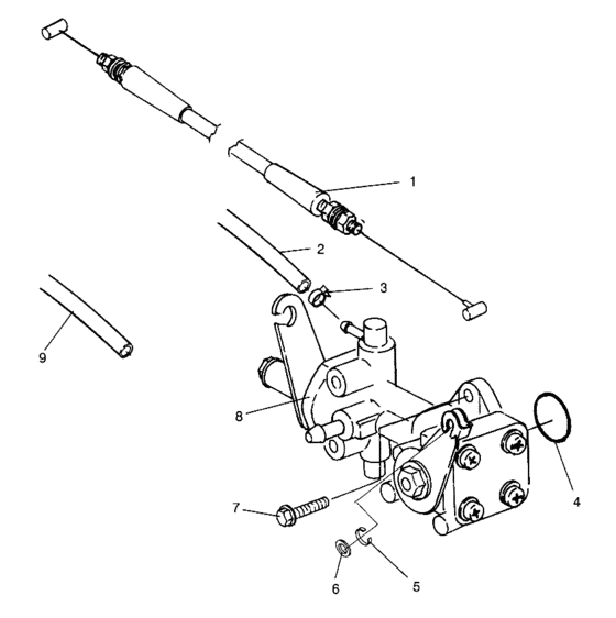 Схема узла Масляный Насос (Sl 900 B964291 And Intl. Sl 900 I964291) Для Polaris Intl Sl 900
