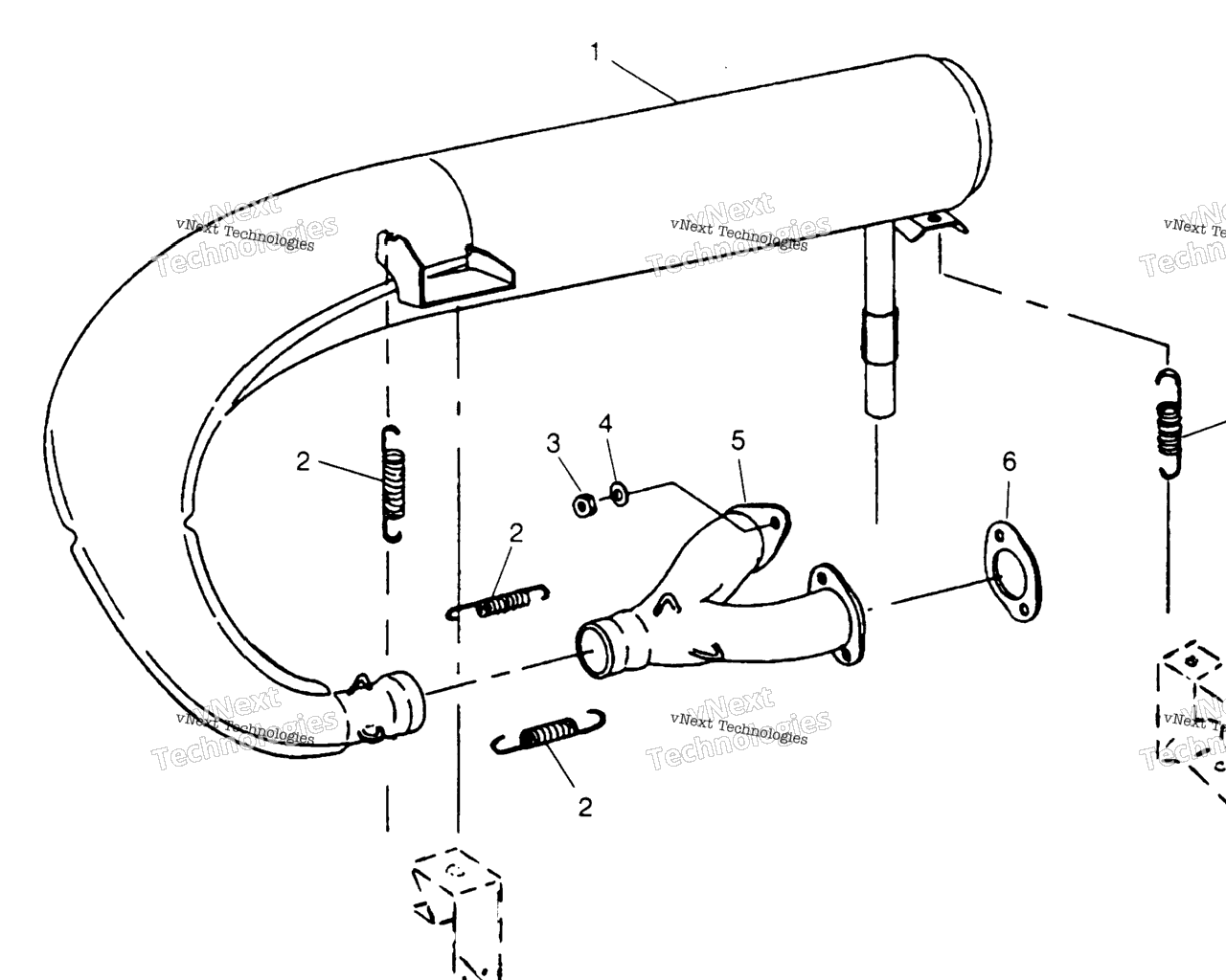 Схема узла Система Выхлопа Classic 0952865