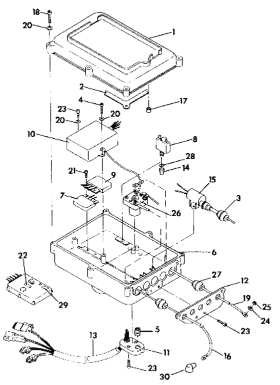 Схема узла Electrical Box (Sl 650/B924058) Для Polaris Sl 650