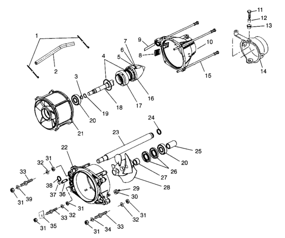 Схема узла Propulsion (Sl 780 B964087 And Intl. Sl 780 I964087) Для Polaris Sl 780