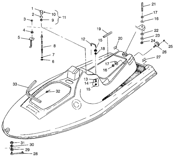 Схема узла Hull And Body (Slt 780 B964588 And Intl. Slt 780 I964588) Для Polaris Slt 780