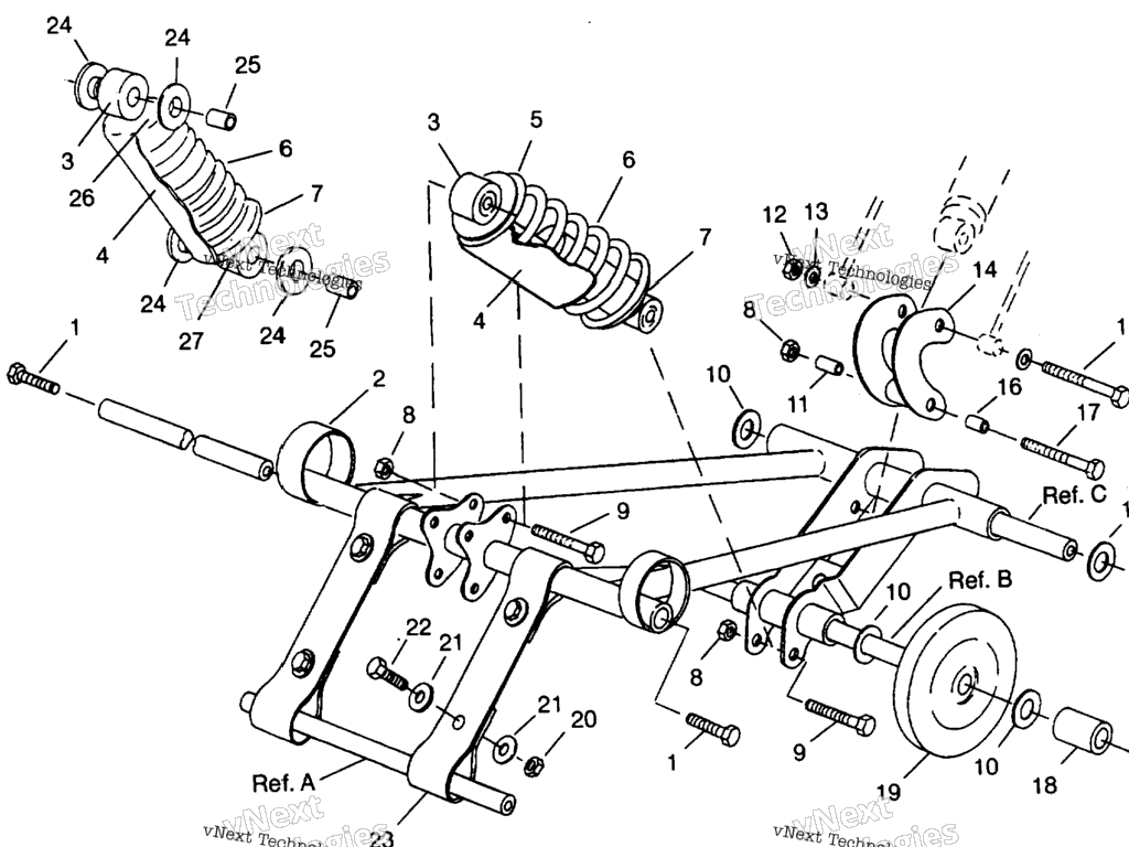 Схема узла Передний Узел Крутящего Момента Xlt , Xlt Sp 0940667 & Xlt Sks 0940567