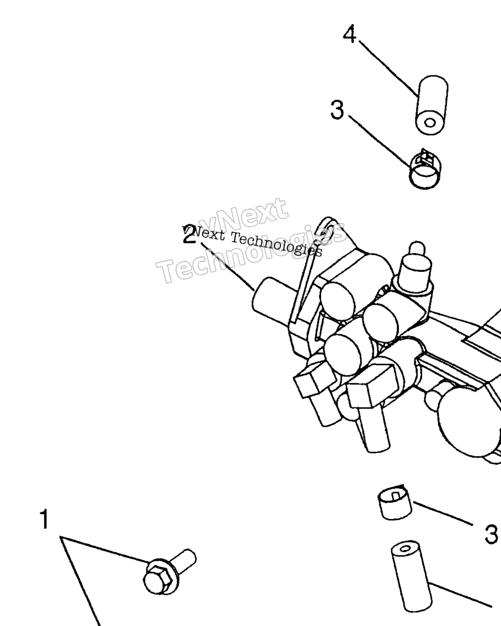Схема узла Масляный Насос 700 Rmk 0970966 700 Sks  & European 700 Sks E970566