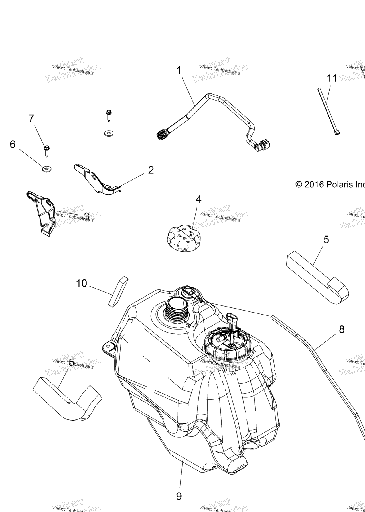 Схема узла Body, Fuel Tank Asm. A17Ses57C1/C2/C7/Cl/E1/E2/E7/El/Set57C1/C2/E1/E2