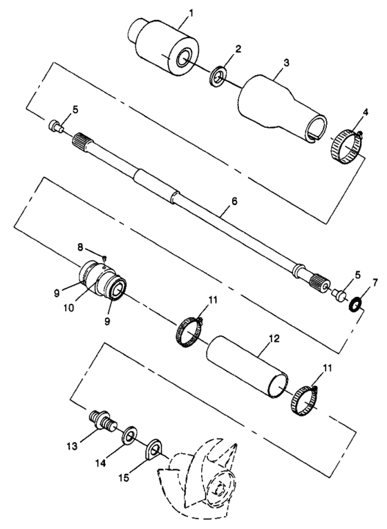 Схема узла Drive System (Slt 700 B974572) Для Polaris Slt 700