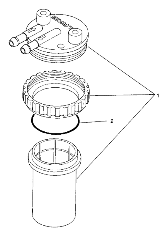 Схема узла Drain Assembly (Sl 650 B944058) Для Polaris Sl 650
