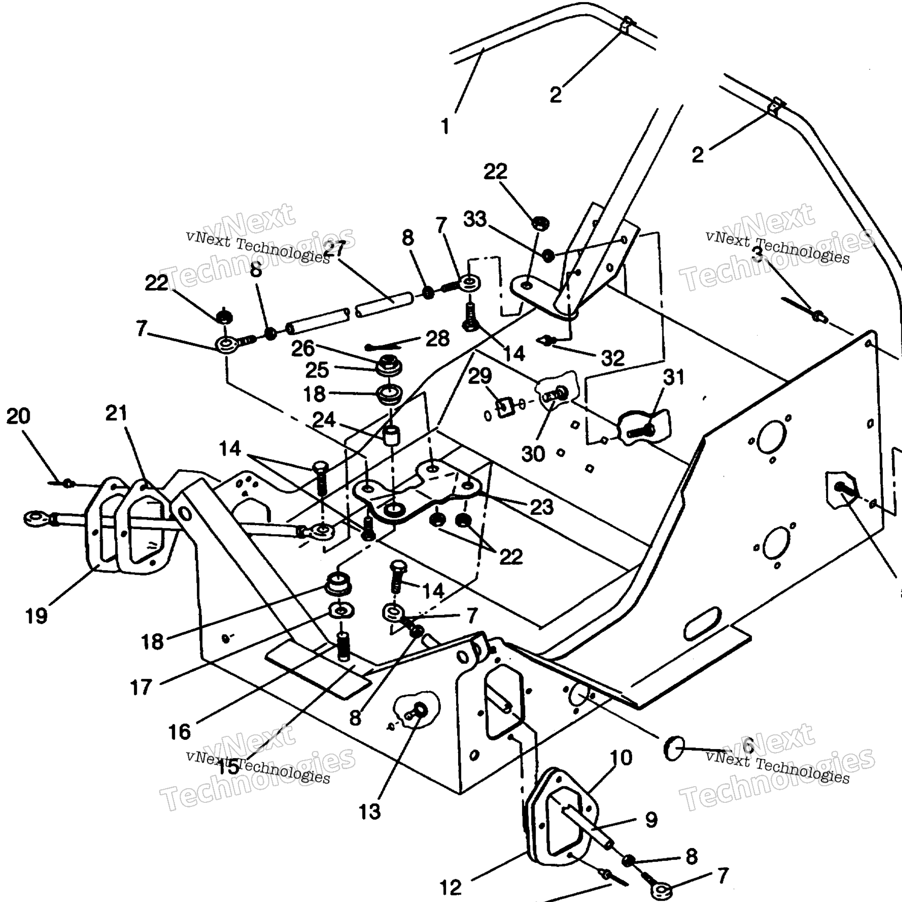 Схема узла Рулевая Колонка Widetrak Gt