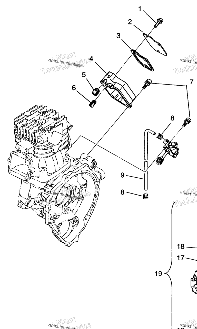 Схема узла Oil Pump 6X6 400L U.s. , Swedish S958740 & Norwegian N958740