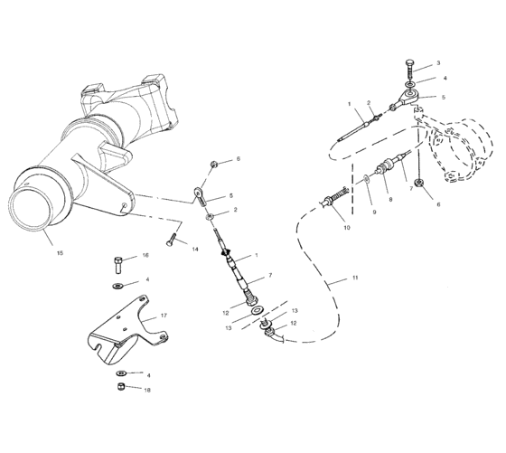 Схема узла Рулевой Механизм (W035098Ca/W035098Ia) Для Polaris Genesis I