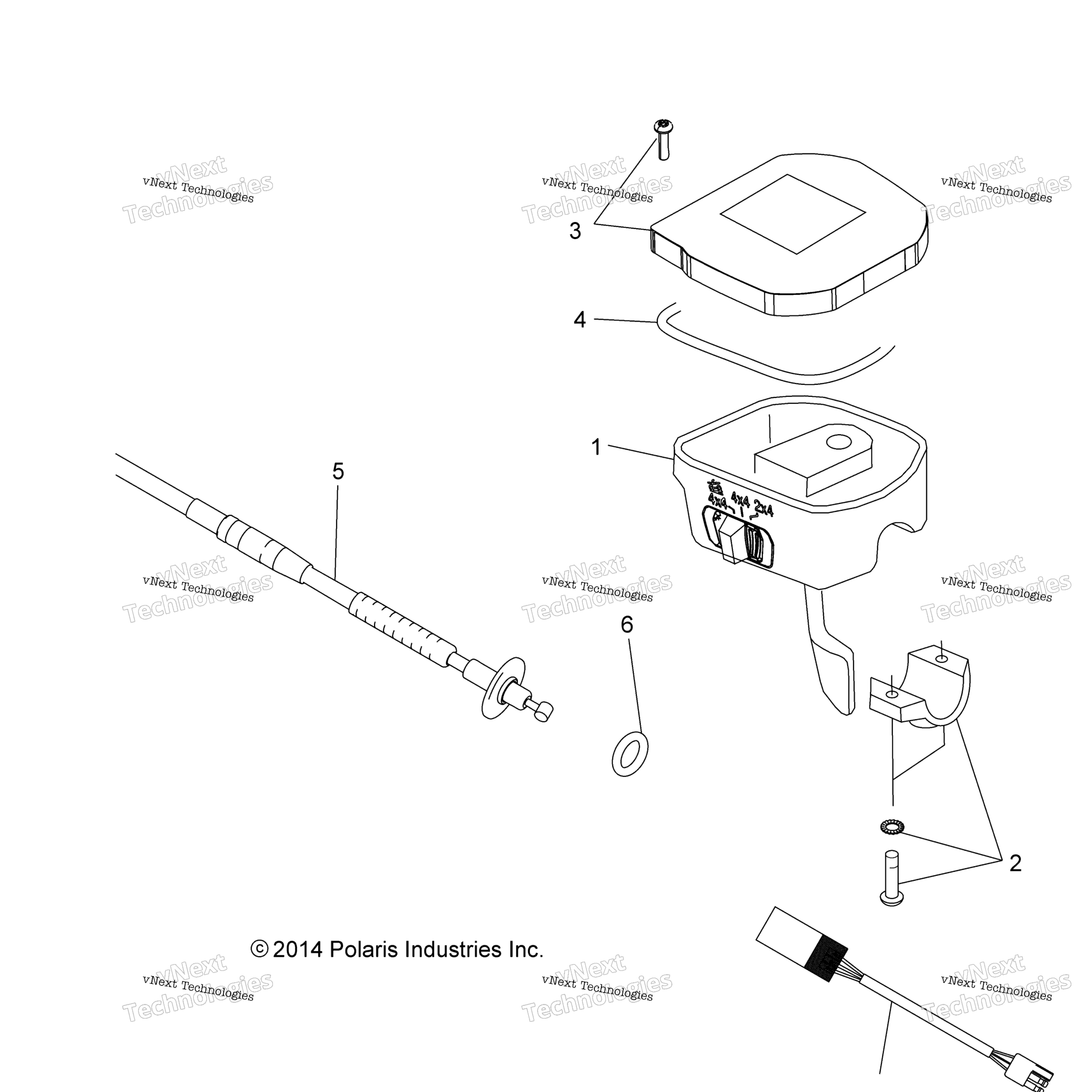 Схема узла Steering, Controls, Throttle Asm. & Cable A18Shd57B9/E57Bb/E57Bs