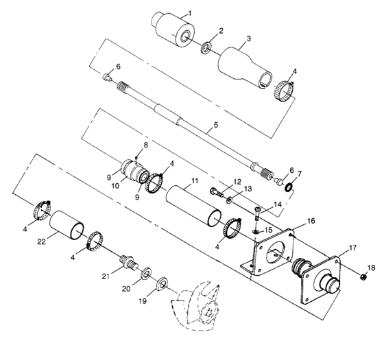 Схема узла Drive System (Hurricane B974473 And Intl. Hurricane I974473) Для Polaris Hurricane