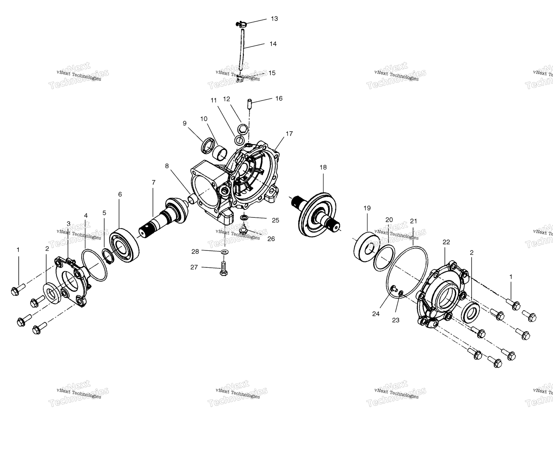 Схема узла Передний Корпус A00Ch50Ak