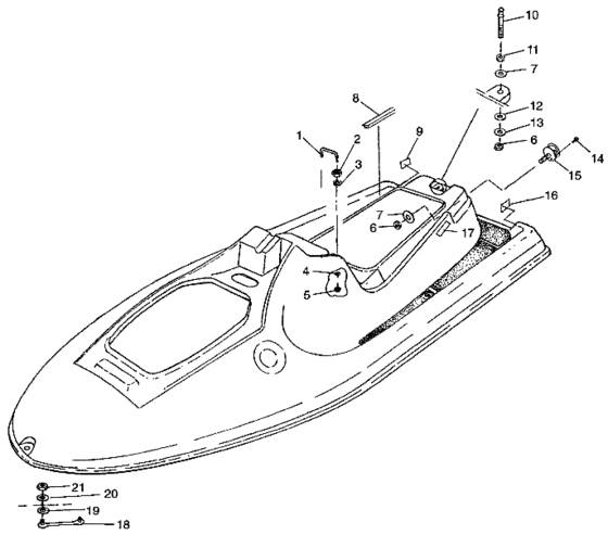 Схема узла Hull And Body (Sltx B974590 And Intl. Sltx I974590) Для Polaris Sltx