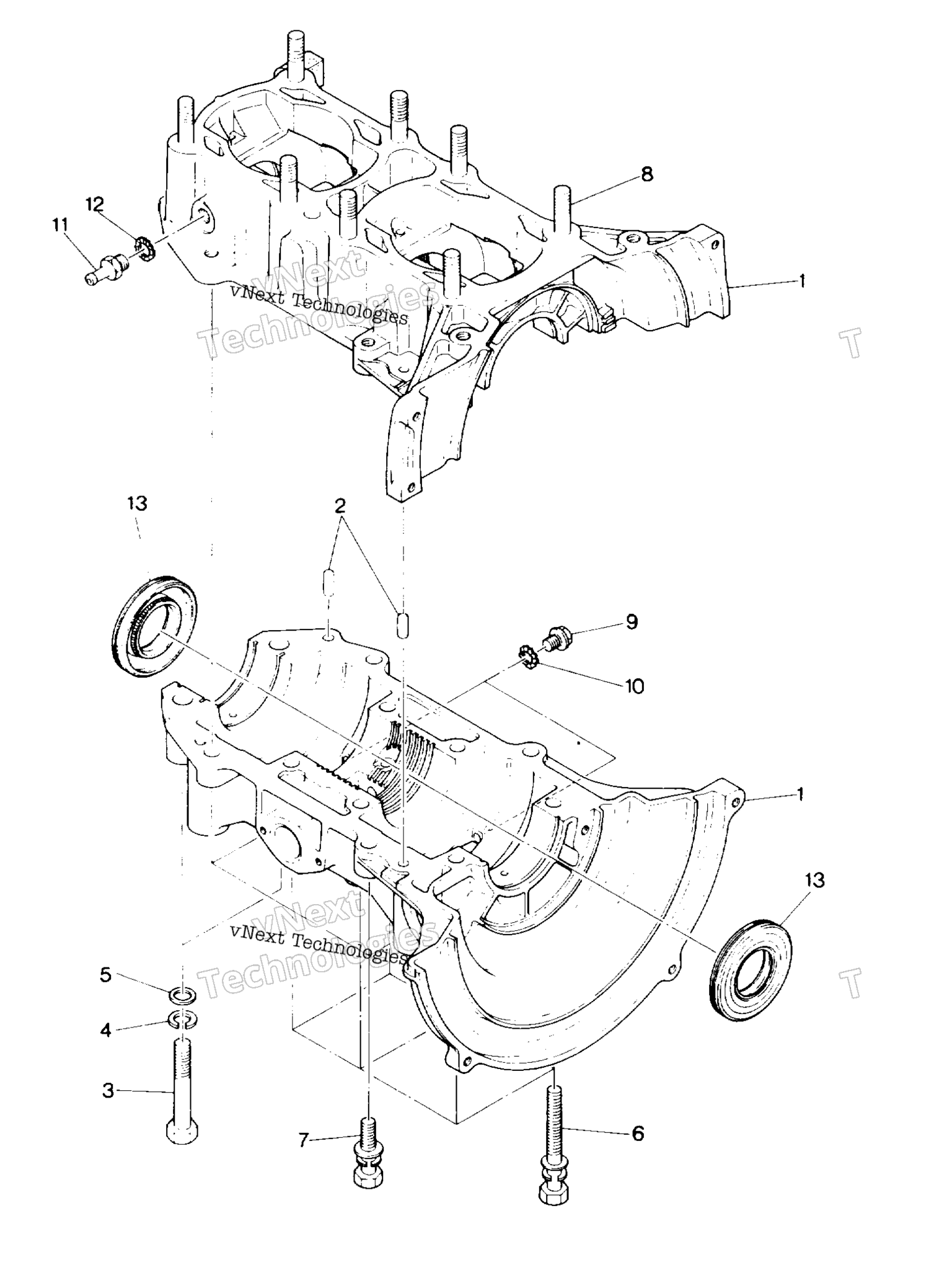 Схема узла Корпус Картера Lt/Ltr
