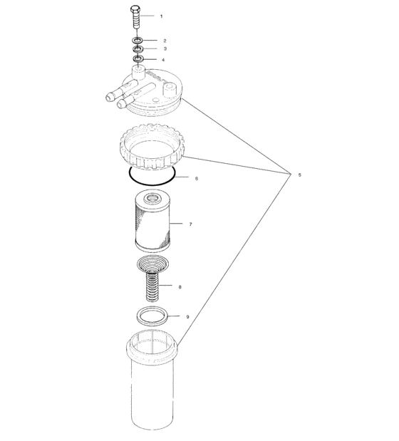 Схема узла Fuel/Water Separator (I994690) Для Polaris Intl Slx