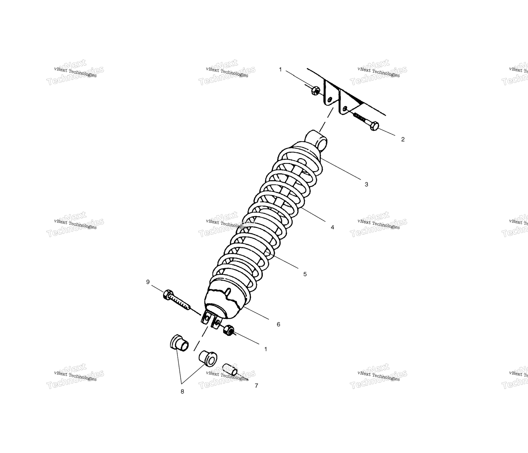 Схема узла Крепление Амортизатора A01Cd32Aa