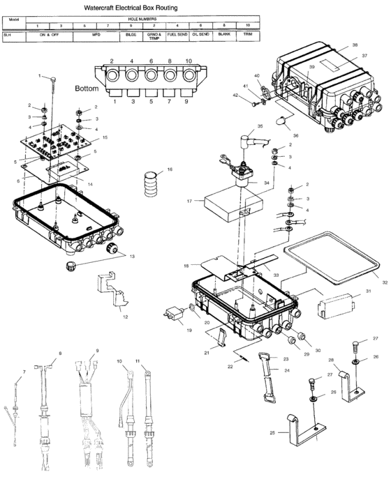 Схема узла Electrical Box (I994673) Для Polaris Intl Slh
