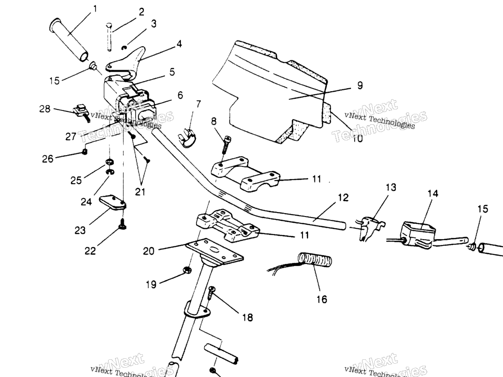 Схема узла Комплект Руля Xlt 0950756, Xlt Sks 0950556, Xlt Sks Euro E