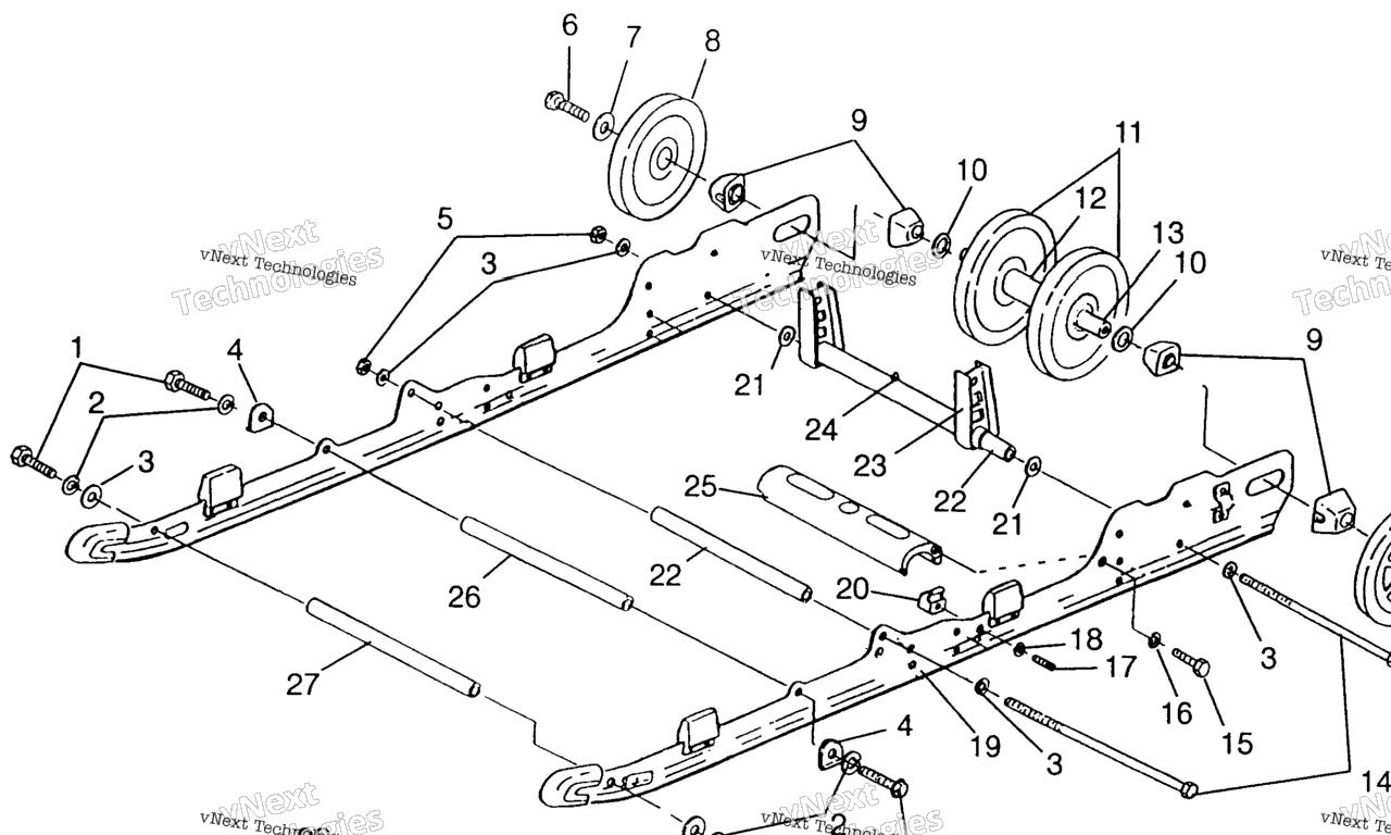 Схема узла Подвеска 440 Xc