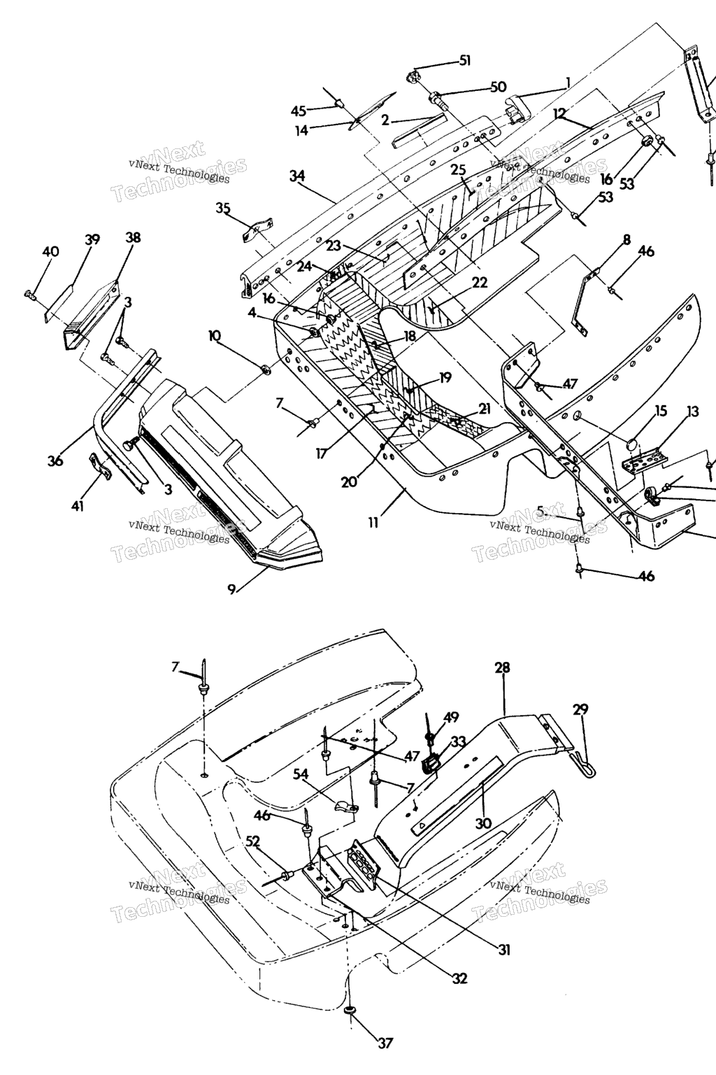 Схема узла Nose Widetrak