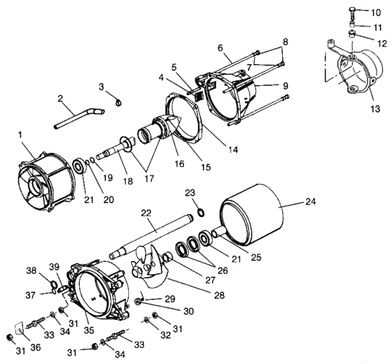 Схема узла Propulsion (Slt 780 B964588 And Intl. Slt 780 I964588) Для Polaris Intl Slt 780