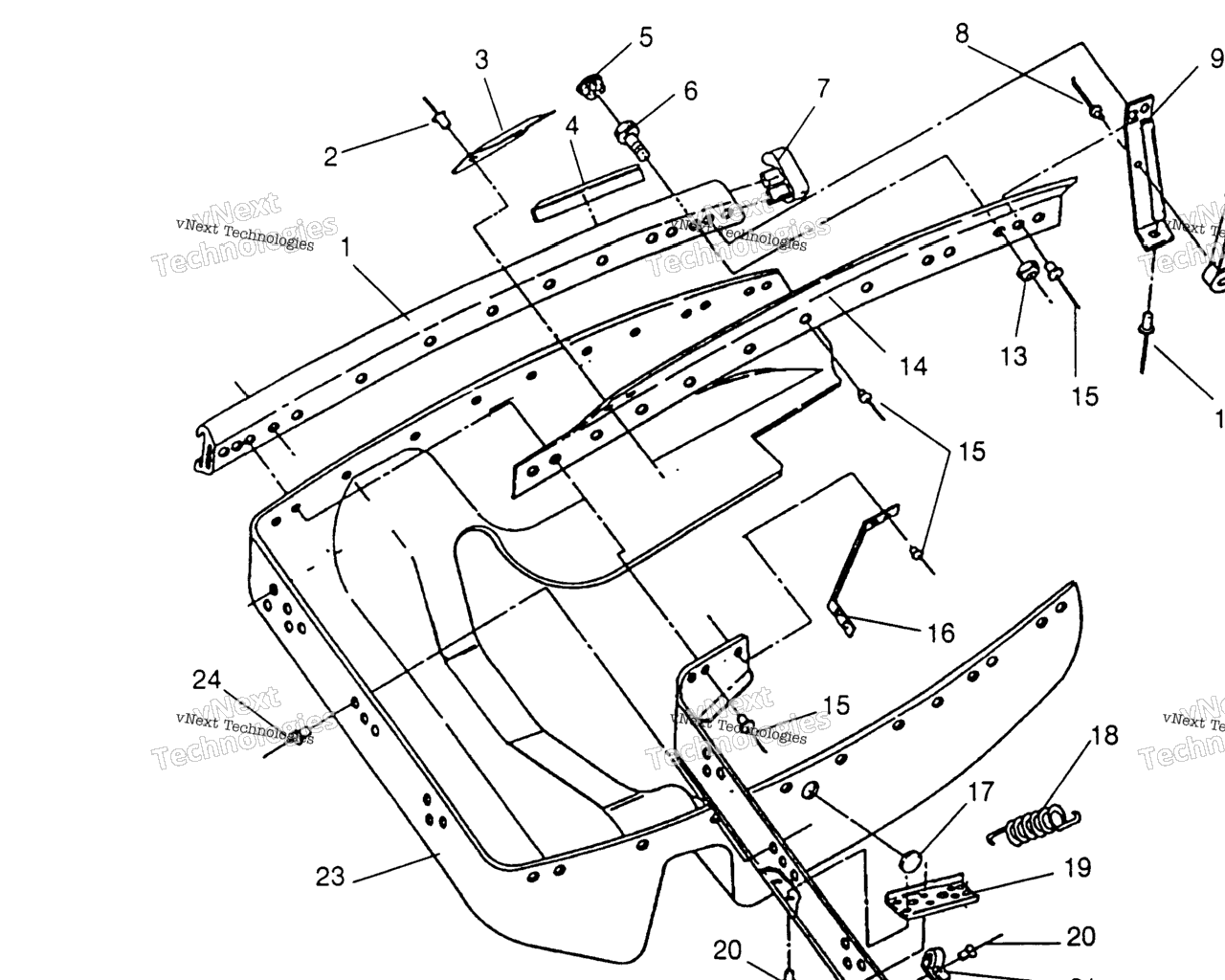 Схема узла Носовой Панель