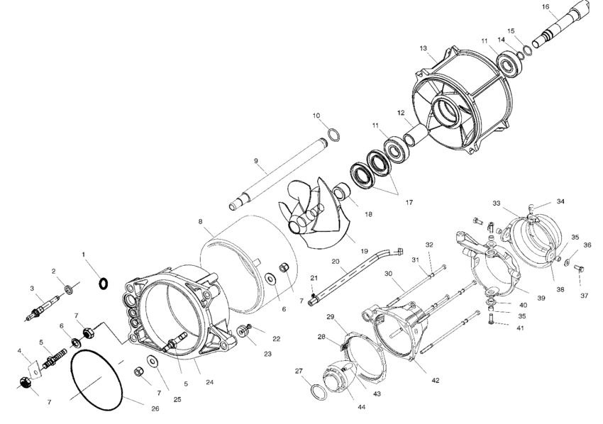 Схема узла Propulsion (I994673) Для Polaris Intl Slh