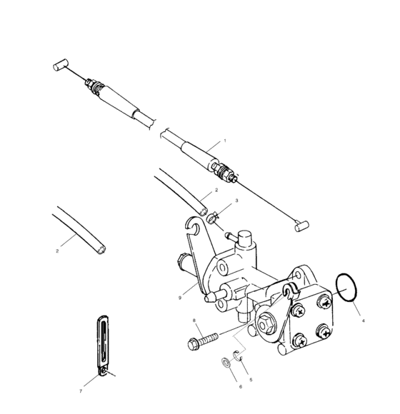 Схема узла Масляный Насос (W025098D/W025098C/W025098I) Для Polaris Genesis I